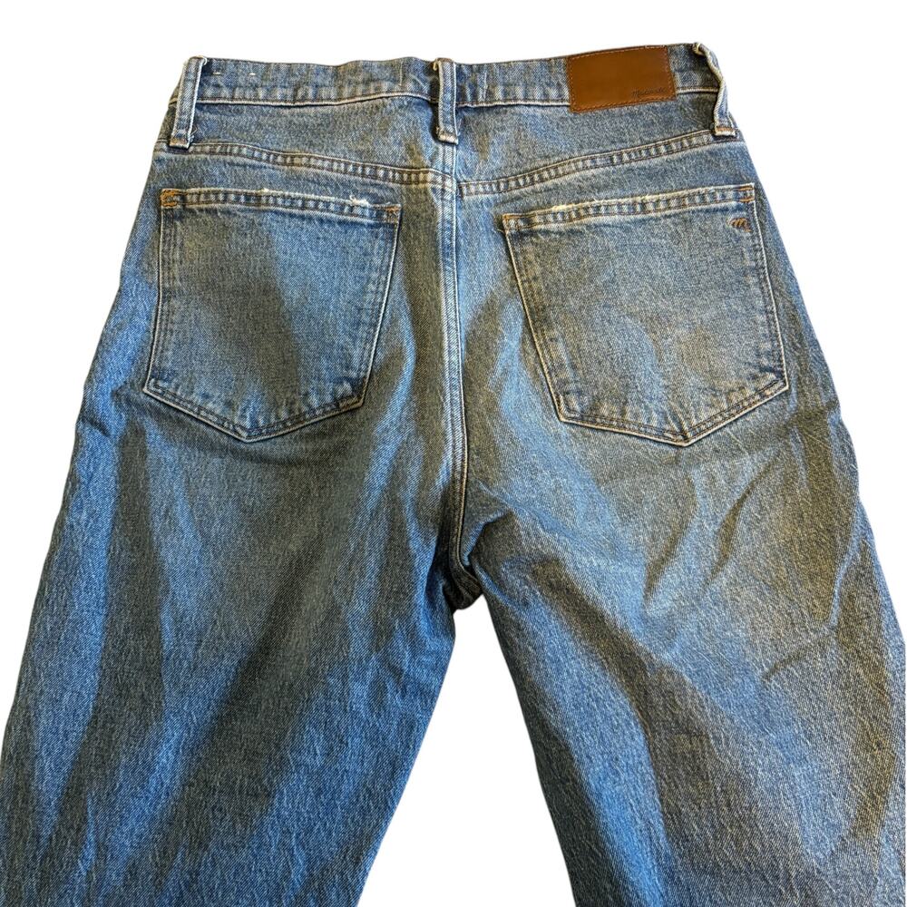 Madewell Classic Straight Jeans Women's 26 High Rise Straight Leg Med Wash Denim - Picture 10 of 12